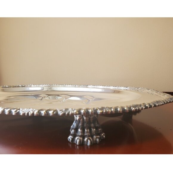 Canadian made Silver-Plated Turkey Carving Tray - Picture 2 of 11